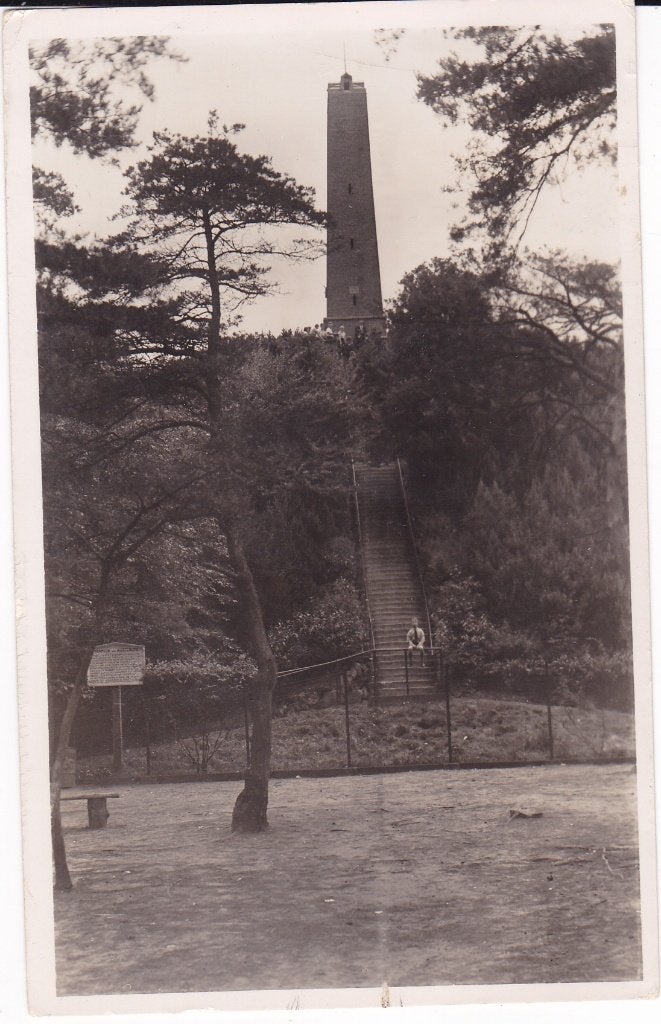 Austerlitz. Ansichtkaart Pyramide van Austerlitz, Maarn, Verzamelen, Ophalen of Verzenden, 1940 tot 1960, Gelopen, Utrecht