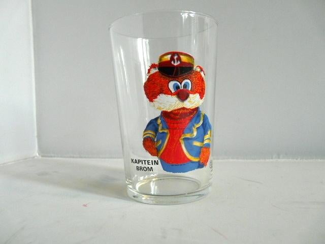 Bereboot # glas - Kapitein Brom, Verzamelen, Ophalen of Verzenden, Overige figuren, Zo goed als nieuw, Gebruiksvoorwerp