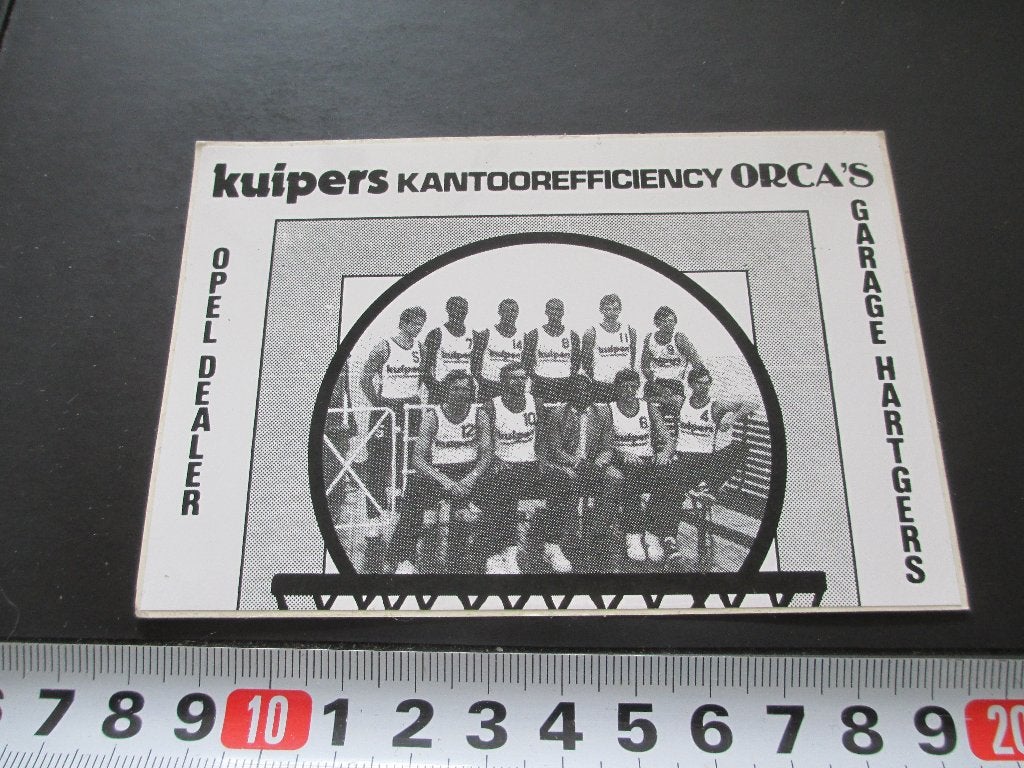 sticker Kuipers kantoorefficiency ORCA'S OPEL Hartgers *, Ophalen of Verzenden, Zo goed als nieuw