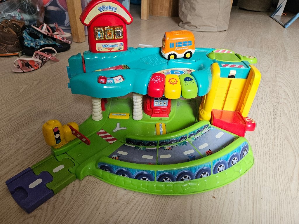 Vtech Toettoet auto's garage, Ophalen of Verzenden, Gebruikt, 2 tot 4 jaar
