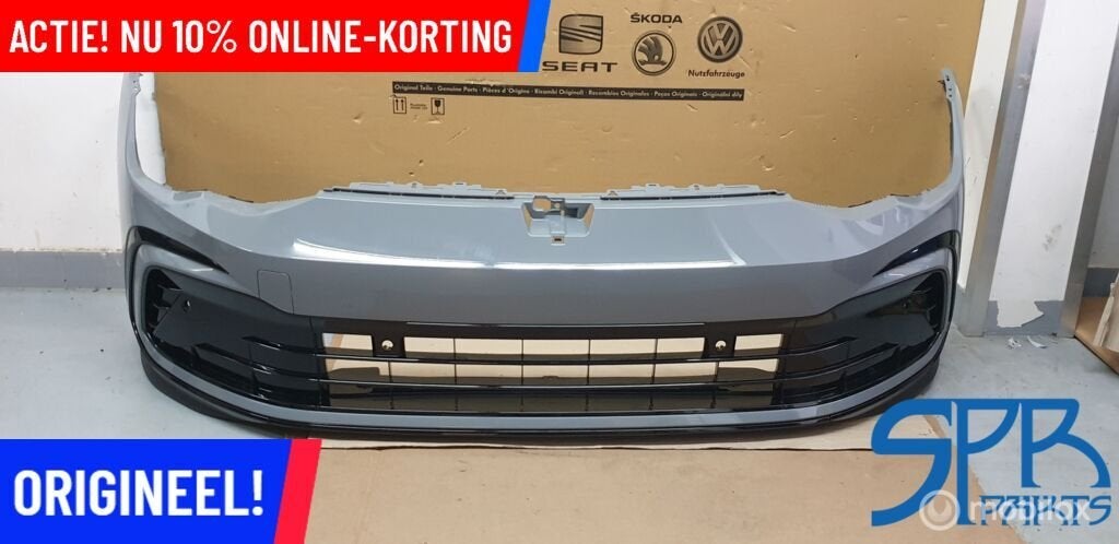 GOLF 8 VIII LA7C R-LINE Voorbumper 5H0807221G MOONSTONE GREY