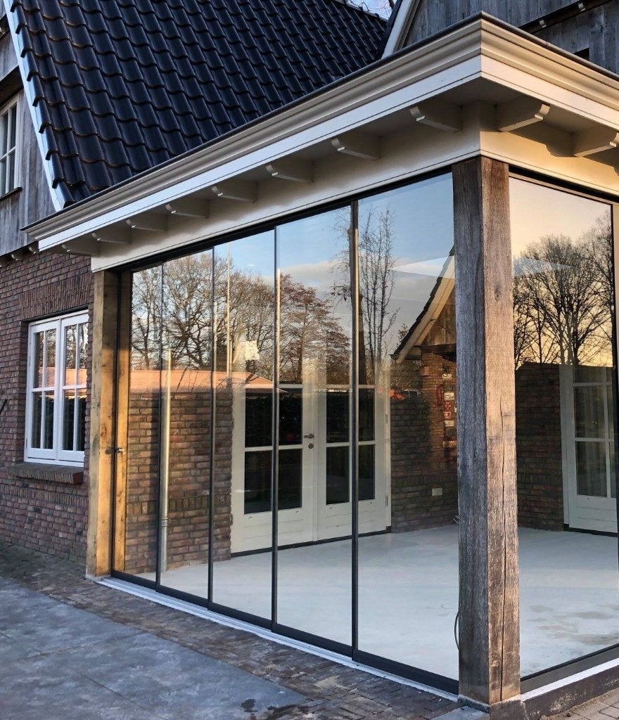Glazen schuifwand AANBIEDING (10 jaar garantie), Tuin en Terras, Ophalen of Verzenden, Nieuw, Veranda
