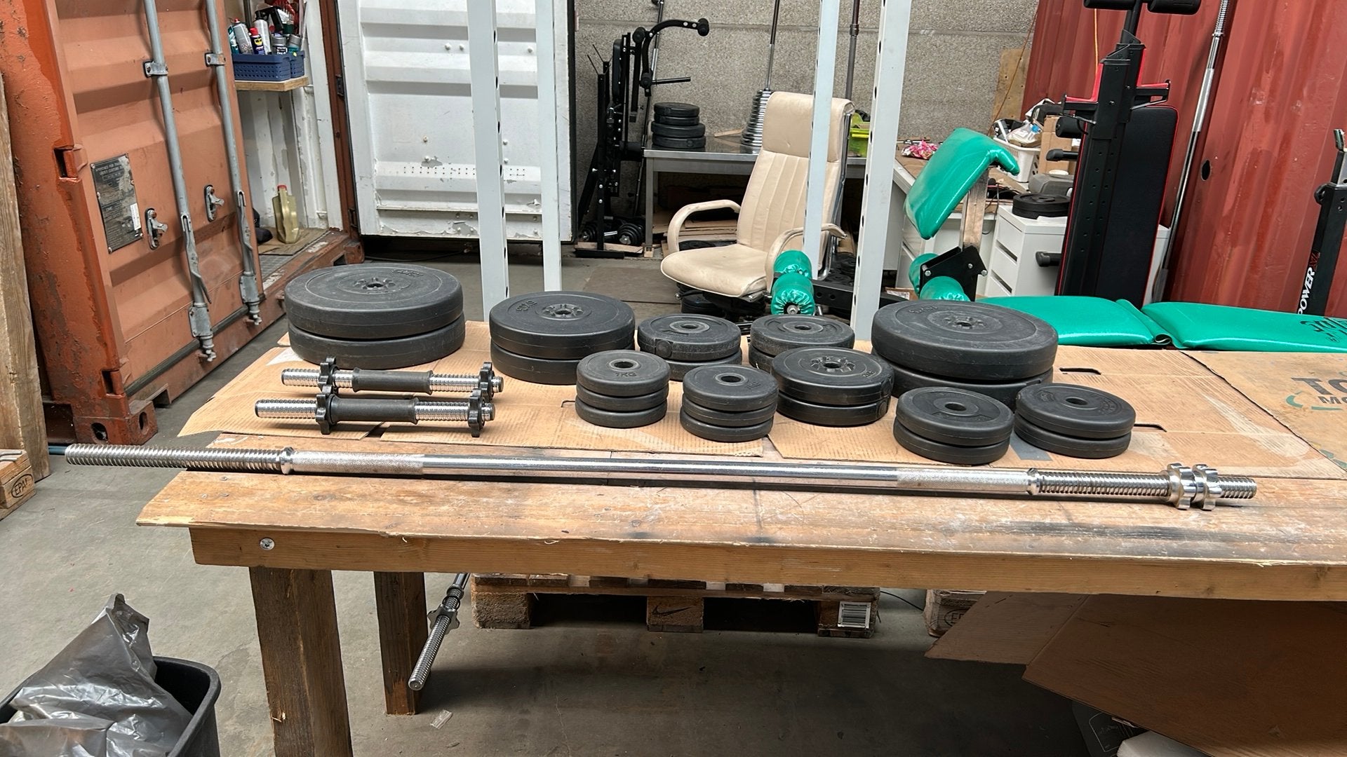 Goede gebruikte halter set, Ophalen, Zo goed als nieuw