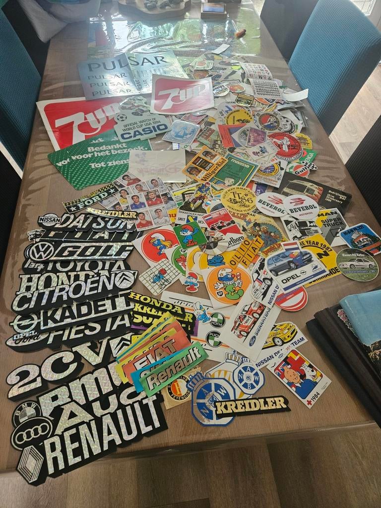 Sticker verzameling, Ophalen of Verzenden, Zo goed als nieuw, Bedrijf of Vereniging