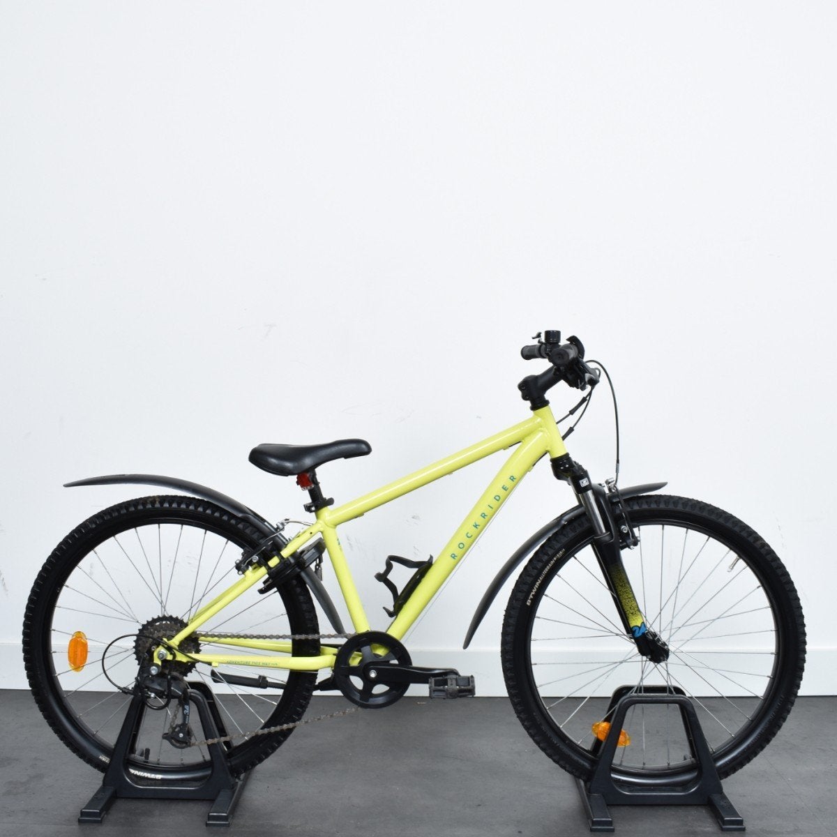 Rockrider MTB 24 inch Jongens Geel, Ophalen, -, -, Versnellingen