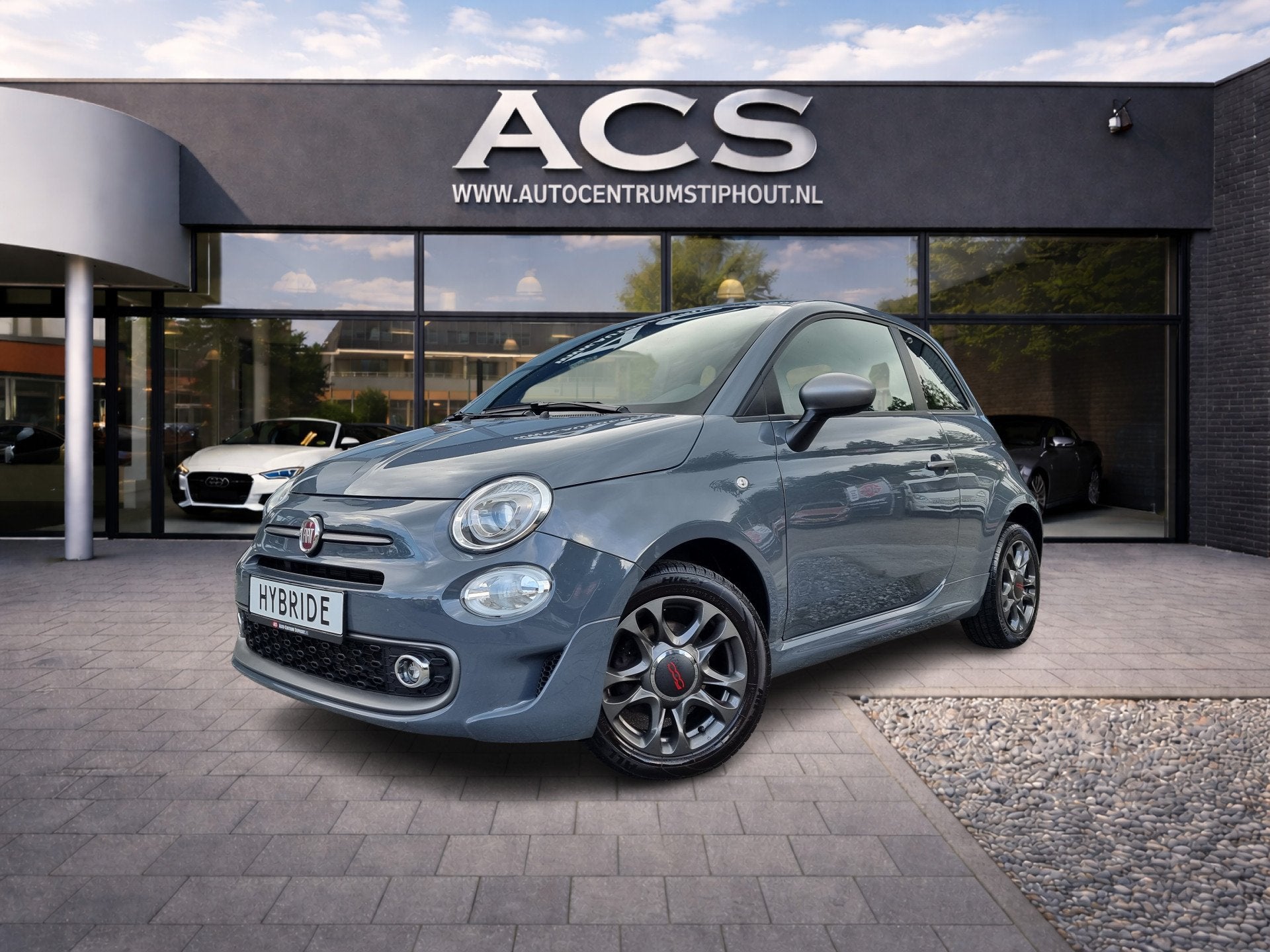 Fiat 500 1.0 Hybrid Star | Premium kleur | Android/Apple | Z, Auto's, Gebruikt, 4 stoelen, Alcantara, Startonderbreker