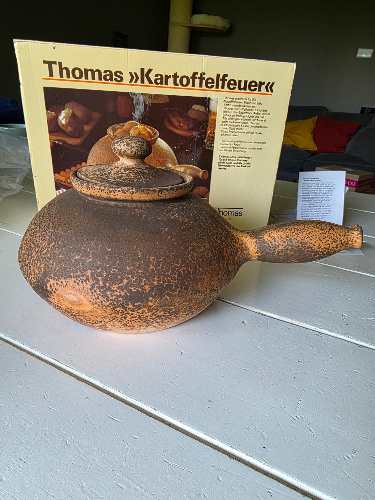 Thomas "Kartoffelfeuer" Aardappelpot - Vintage Aardewerk, Ophalen of Verzenden