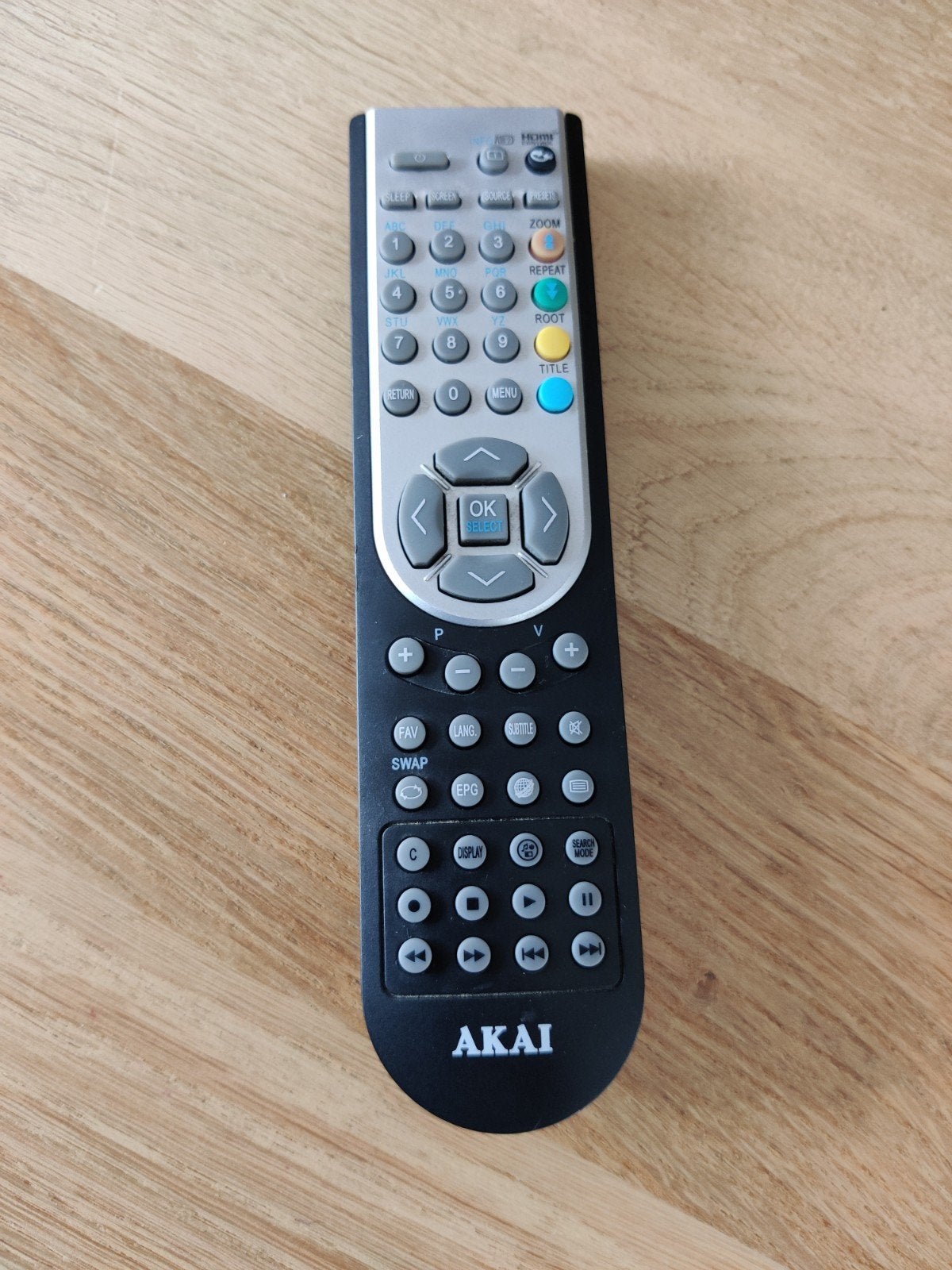 Akai afstandsbediening, Audio, Tv en Foto, Ophalen of Verzenden, Gebruikt, Origineel, Dvd