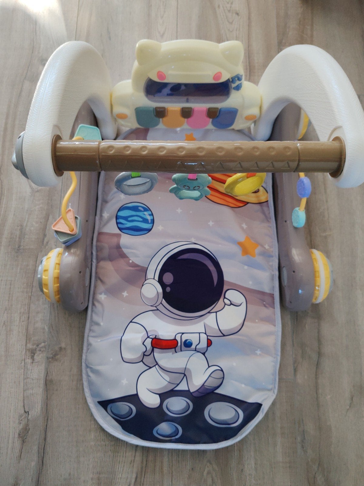 Eco Toys 2-in-1 Speelkleed & Looptrainer Ruimte Thema, Ophalen, Zo goed als nieuw, Met licht