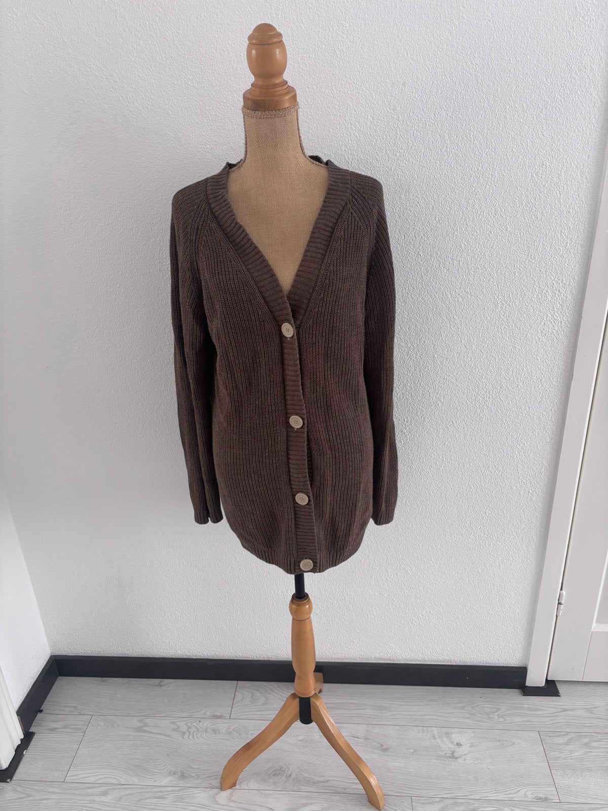 NA-KD Oversized Vest Maat M, Ophalen of Verzenden, Zo goed als nieuw, Maat 38/40 (M), Bruin