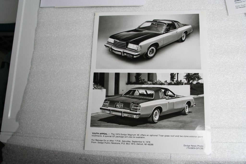Persfoto Dodge Magnum XE (1978) (11), Ophalen of Verzenden, Nieuw, Overige merken