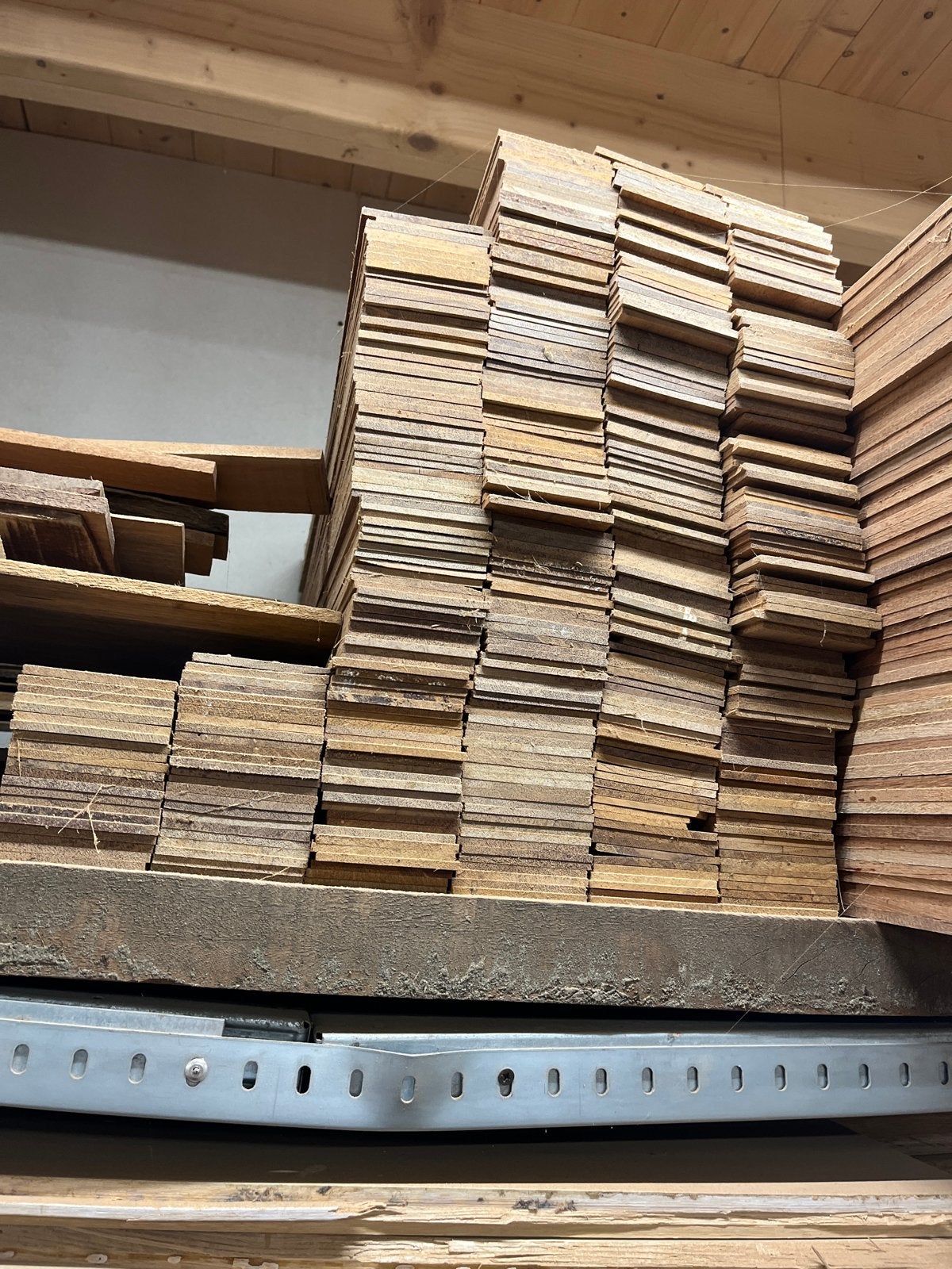 Partij geschaafde houten plankjes voor hobbyist (ca. 400 stu, Hobby en Vrije tijd, Ophalen of Verzenden, Gebruikt
