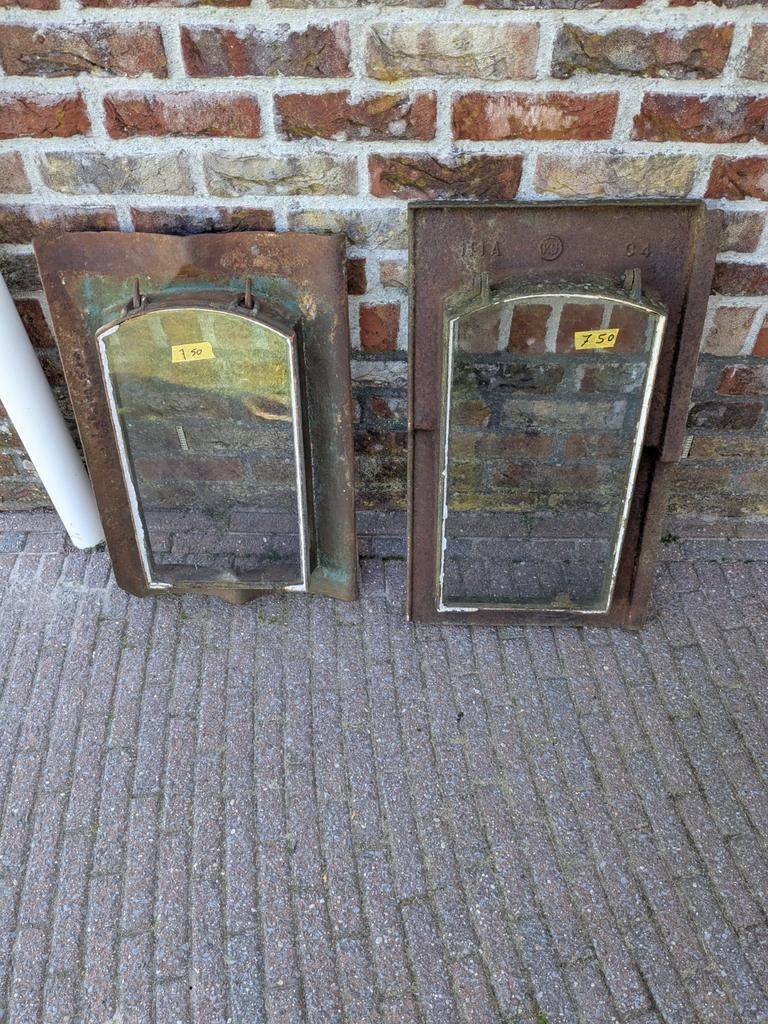 Te koop 2 stalen dakramen., Ophalen, Gebruikt, Minder dan 80 cm, Minder dan 80 cm