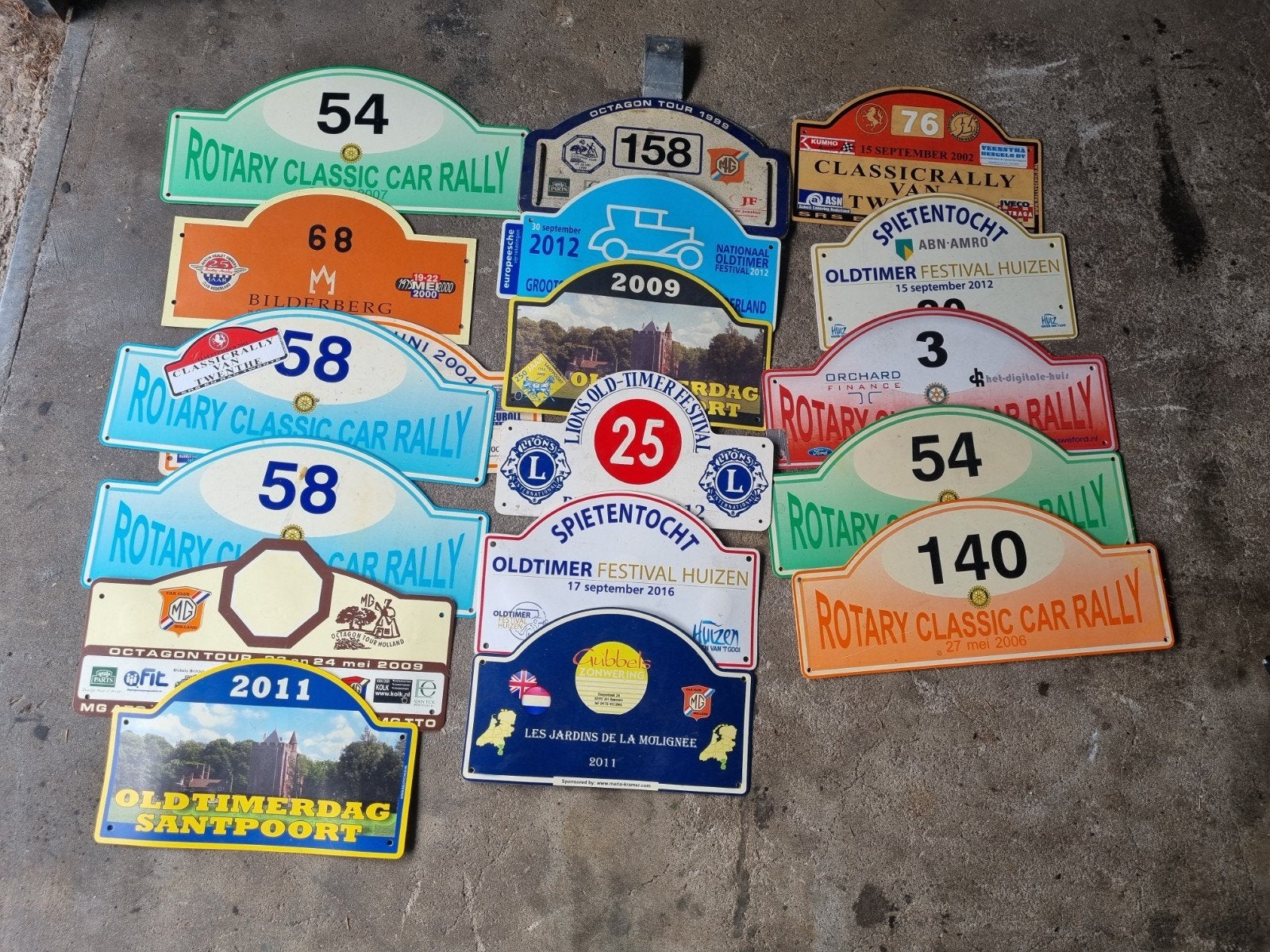 Rally borden, Auto diversen, Ophalen of Verzenden
