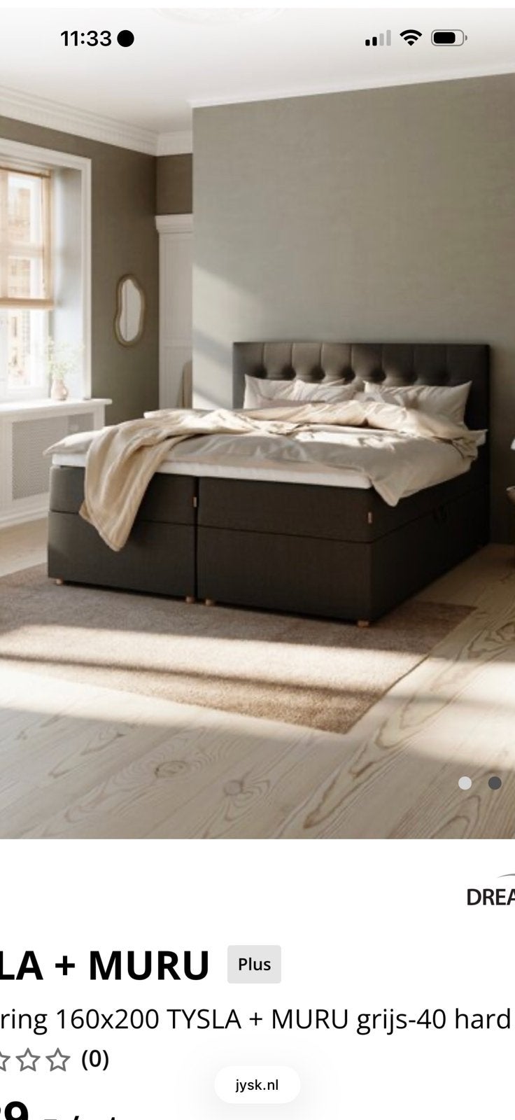 Boxspring met opberg ruimte 160x200, Ophalen, Zo goed als nieuw, Tweepersoons, 160 cm