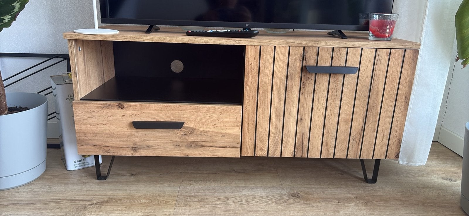Tv stand, Ophalen, Zo goed als nieuw, 25 tot 50 cm, Minder dan 100 cm