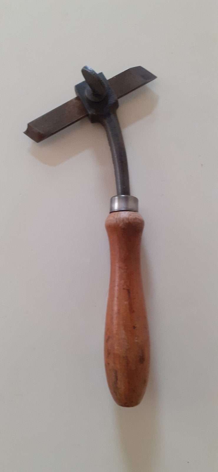 Antieke zinksnijder met houten handvat, Ophalen of Verzenden
