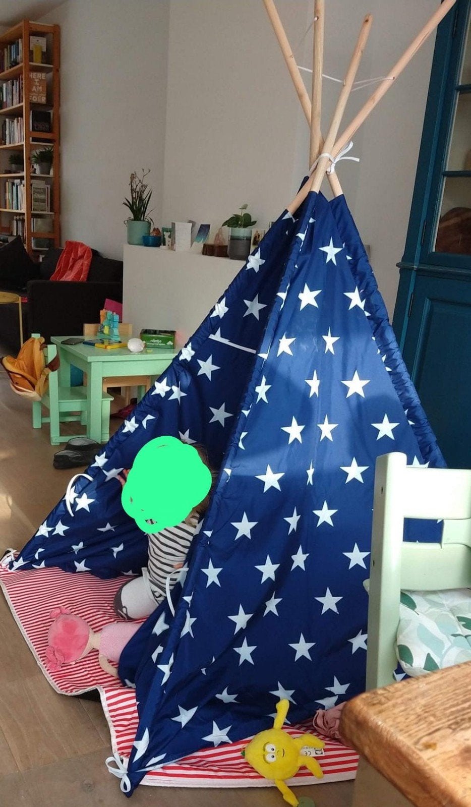 Leuke tipi speeltent met bijbehorende kussentjes, Ophalen