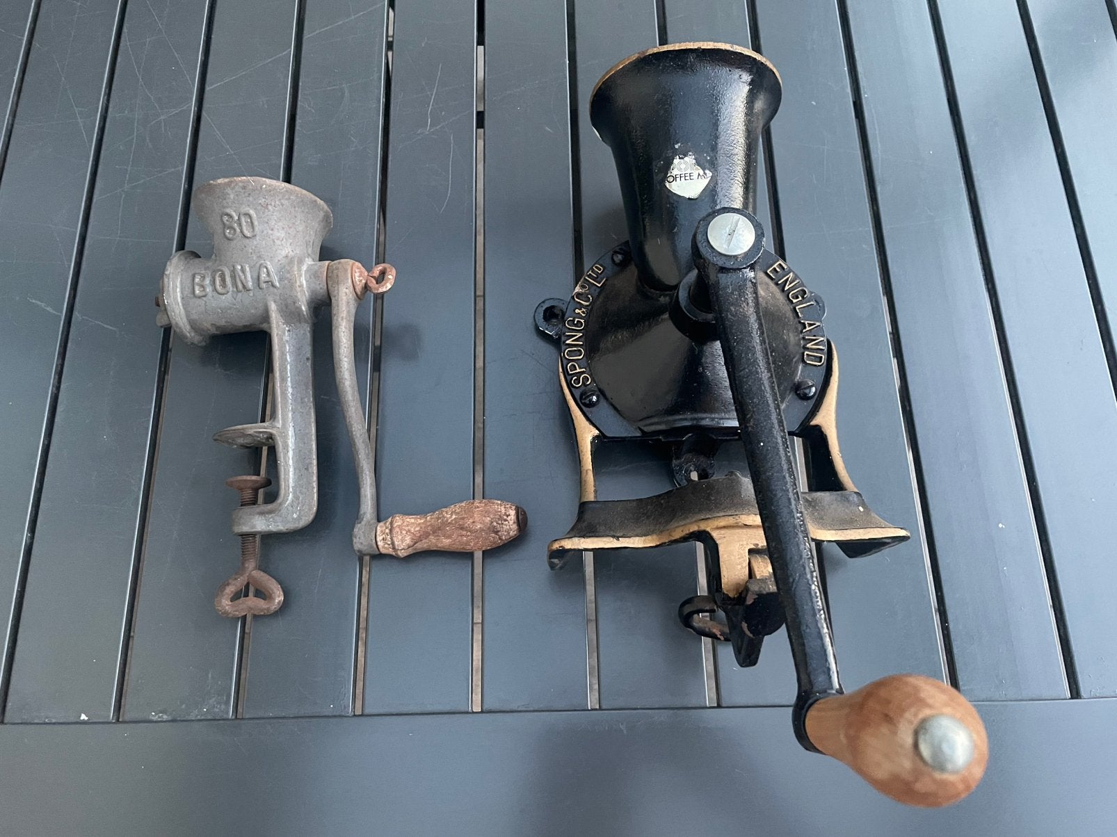 Koffiemolen en vleesmolen, Antiek en Kunst, Antiek | Keukenbenodigdheden, Ophalen