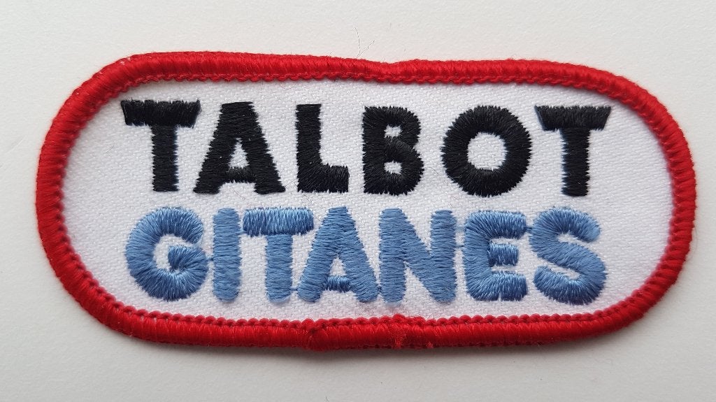 Talbot gitanes vintage patch badge opnaai embleem, Verzamelen, Ophalen of Verzenden, Nieuw, Formule 1
