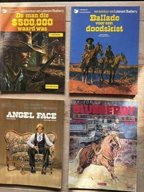 Stripboeken Luitenant Blueberry, Gelezen, Dargaud, Ophalen of Verzenden, Meerdere stripboeken