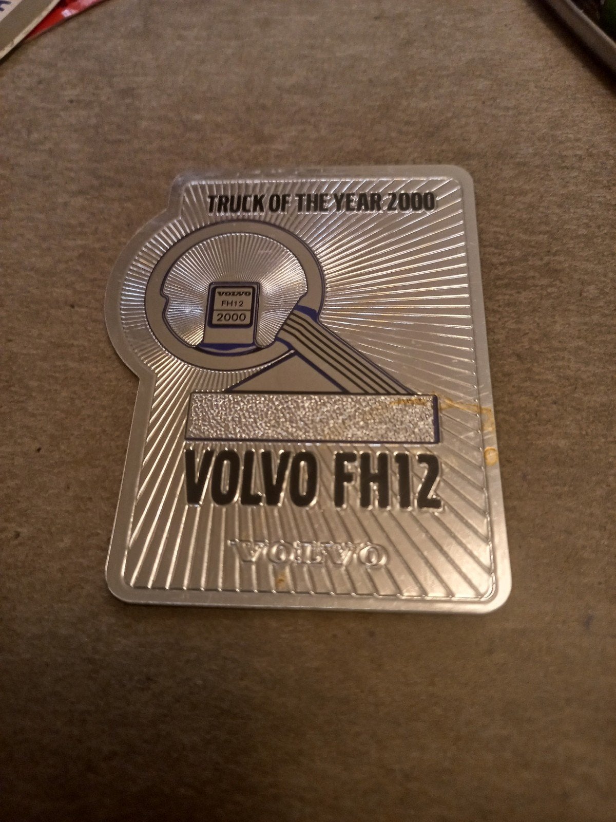 Volvo FH12 Truck of the Year 2000  sticker, Ophalen of Verzenden, Gebruikt