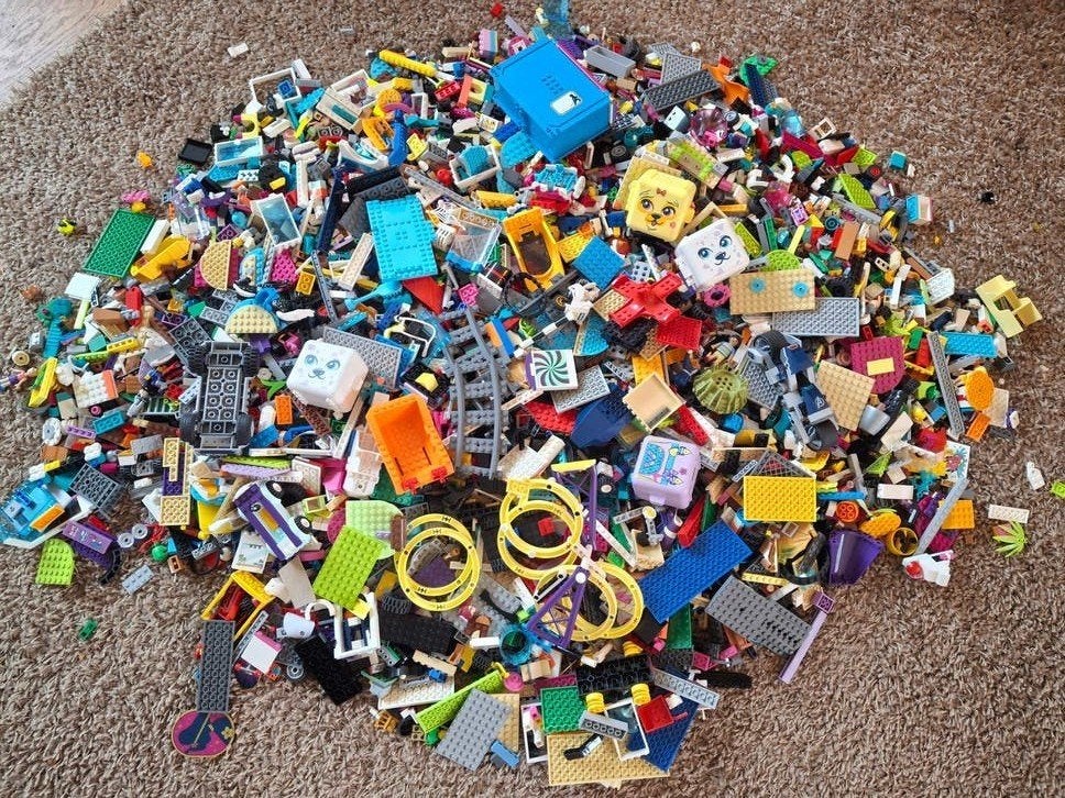 Grote partij originele lego- 9 kg, Ophalen of Verzenden, Zo goed als nieuw