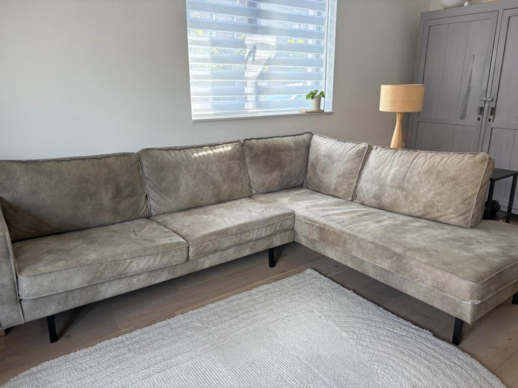 BePureHome hoek bank rechts & hocker - Woood Rodeo, Ophalen, Gebruikt, Overige materialen
