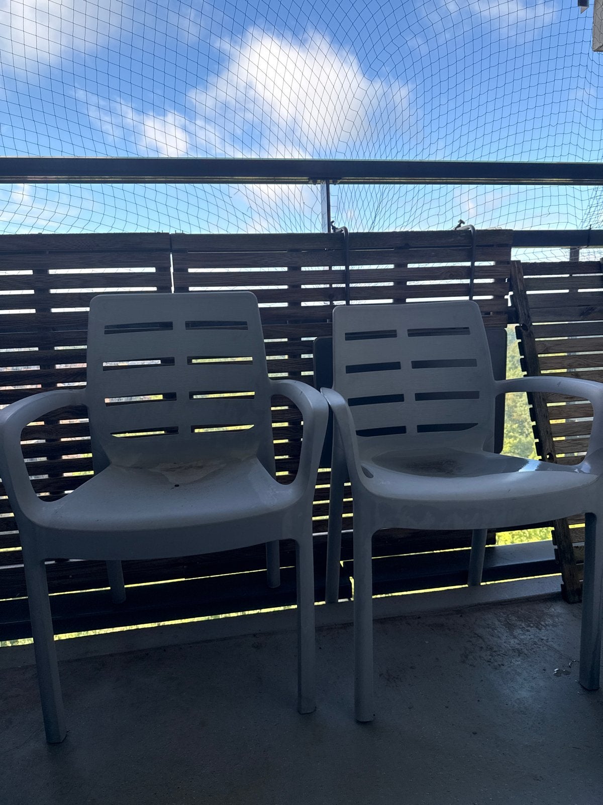 plastic tuinstoelen, Tuin en Terras, Ophalen, Gebruikt, Plastic