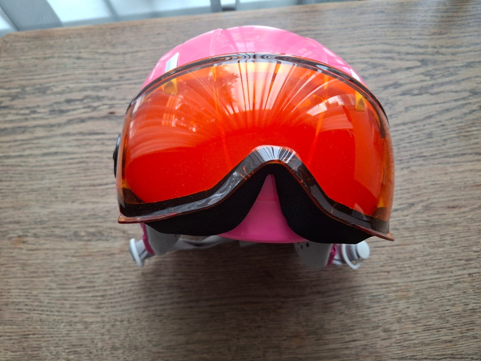 Head skihelm met oranje vizier - XS-S (52-56 cm), Ophalen of Verzenden, Gedragen, Maat 34 (XS) of kleiner, Overige typen