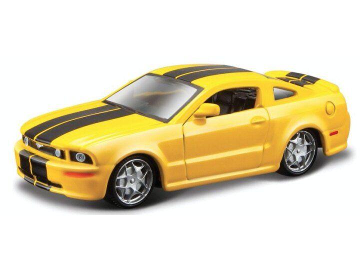 Bburago: 2006 Ford Mustang GT Geel 1:64, Auto, ., Nieuw, Ophalen of Verzenden
