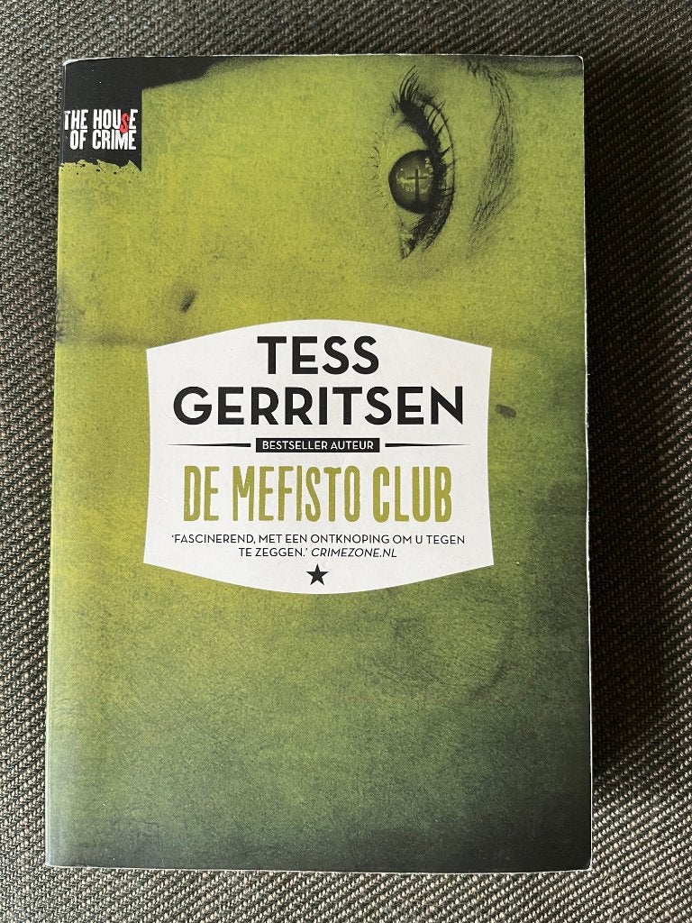 Tess Gerritsen - De Mefisto Club., Ophalen of Verzenden, Zo goed als nieuw, Tess Gerritsen