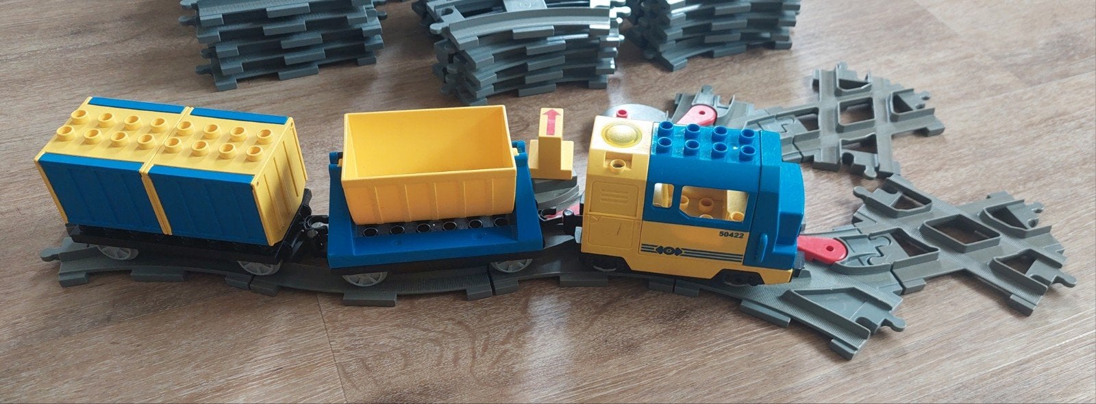 Lego Duplo Treinset met Wissels - Elektrische Trein Defect, Kinderen en Baby's, Gebruikt, Overige thema's, Ophalen of Verzenden