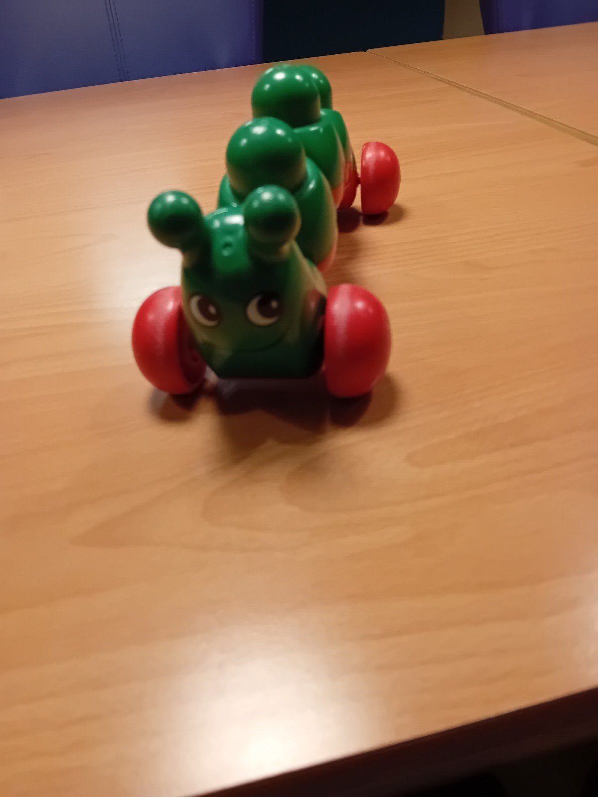 duplo speelgoedrups, Ophalen
