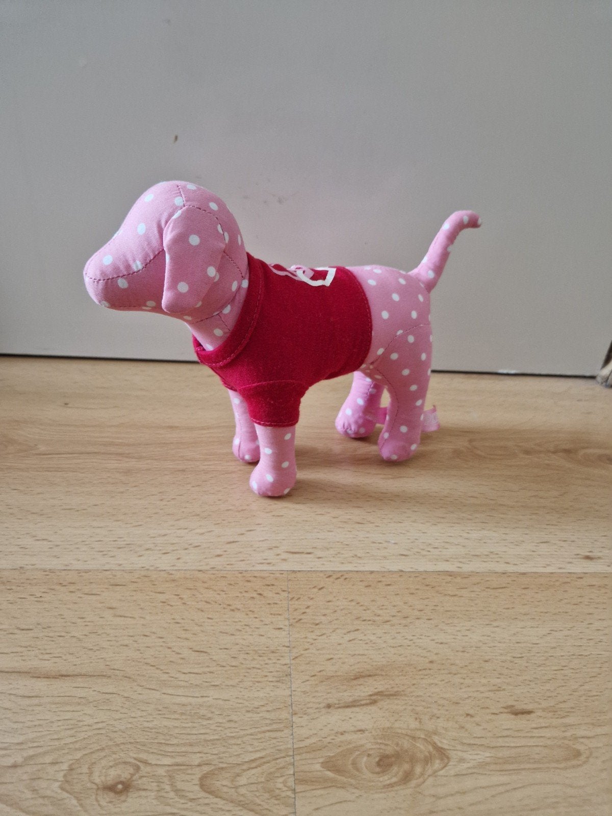 knuffel hond victoria secret pink dog stippen trui roze, Ophalen of Verzenden, Zo goed als nieuw, Hond