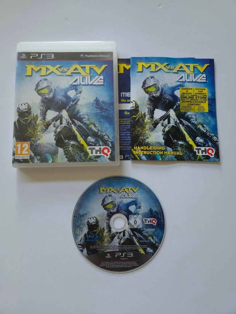 Playstation 3 (PS3) - MX vs ATV Alive - 10311, Spelcomputers en Games, Games | Sony PlayStation 3, Vechten, 2 spelers, Ophalen of Verzenden
