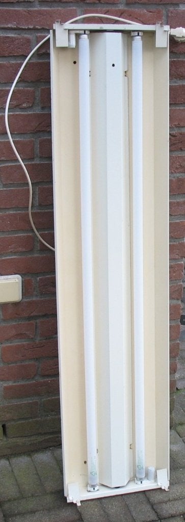 Dubbele TL lichtbak, Ophalen, Gebruikt, Minder dan 50 watt, Lamp met armatuur