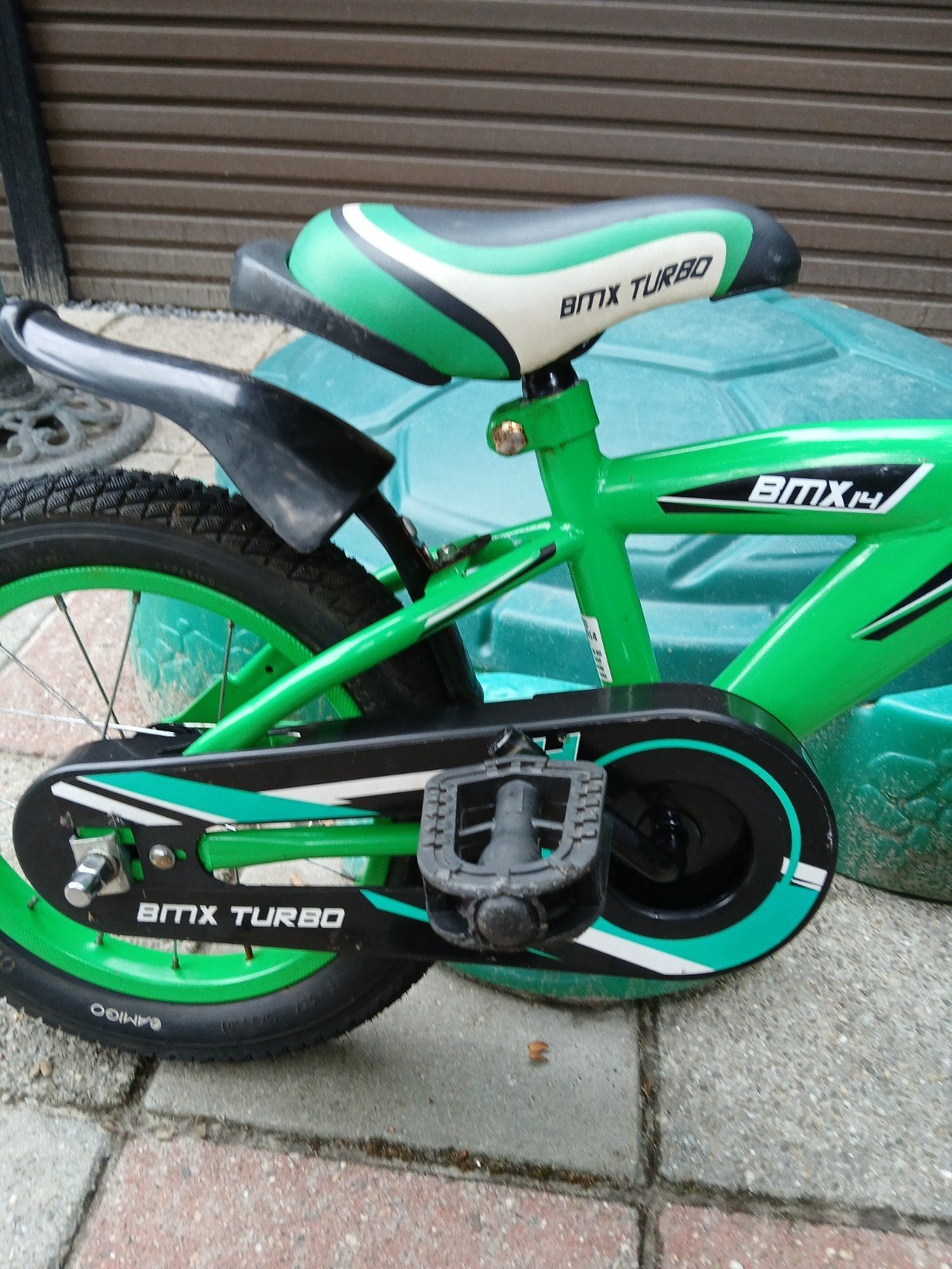Amigo  BMW, Fietsen en Brommers, Fietsen | Kinderfietsjes, Ophalen of Verzenden, Zo goed als nieuw, Minder dan 16 inch, Zijwieltjes