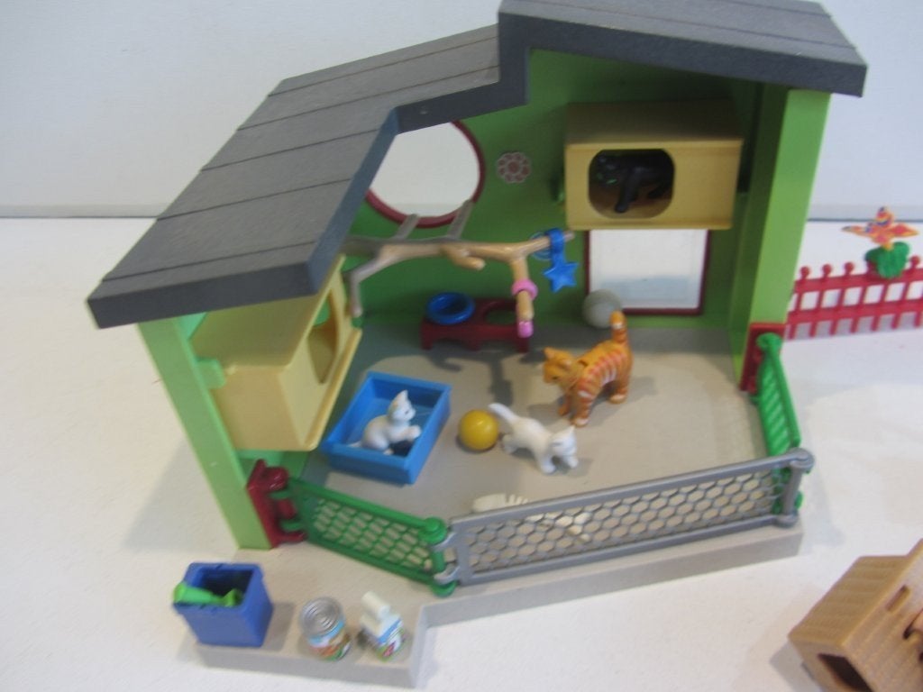 Foto 2 van Playmobil Kattenverblijf – 9276 dieren opvang