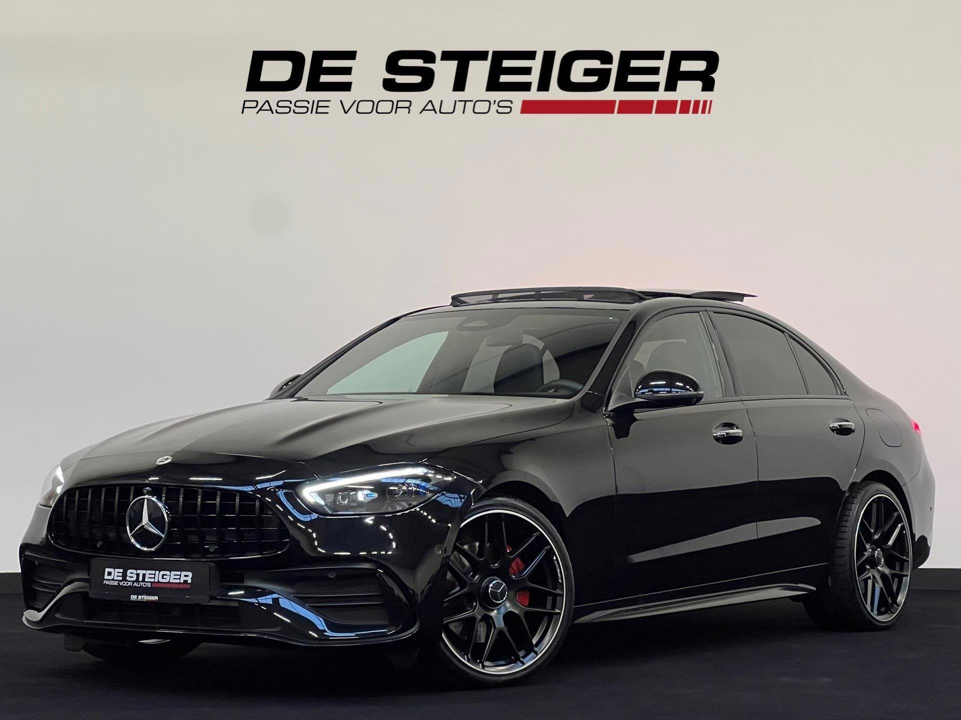 Mercedes-Benz C-klasse 300 e AMG C63 Pano Distronic Memory S, Auto's, Automaat, Dealer onderhouden, Achterwielaandrijving, Gebruikt