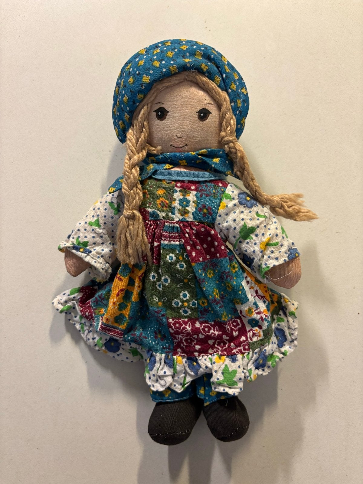 Vintage Knickerbocker Holly Hobbie lappenpop, 1970s, Ophalen of Verzenden, Gebruikt, Overige typen