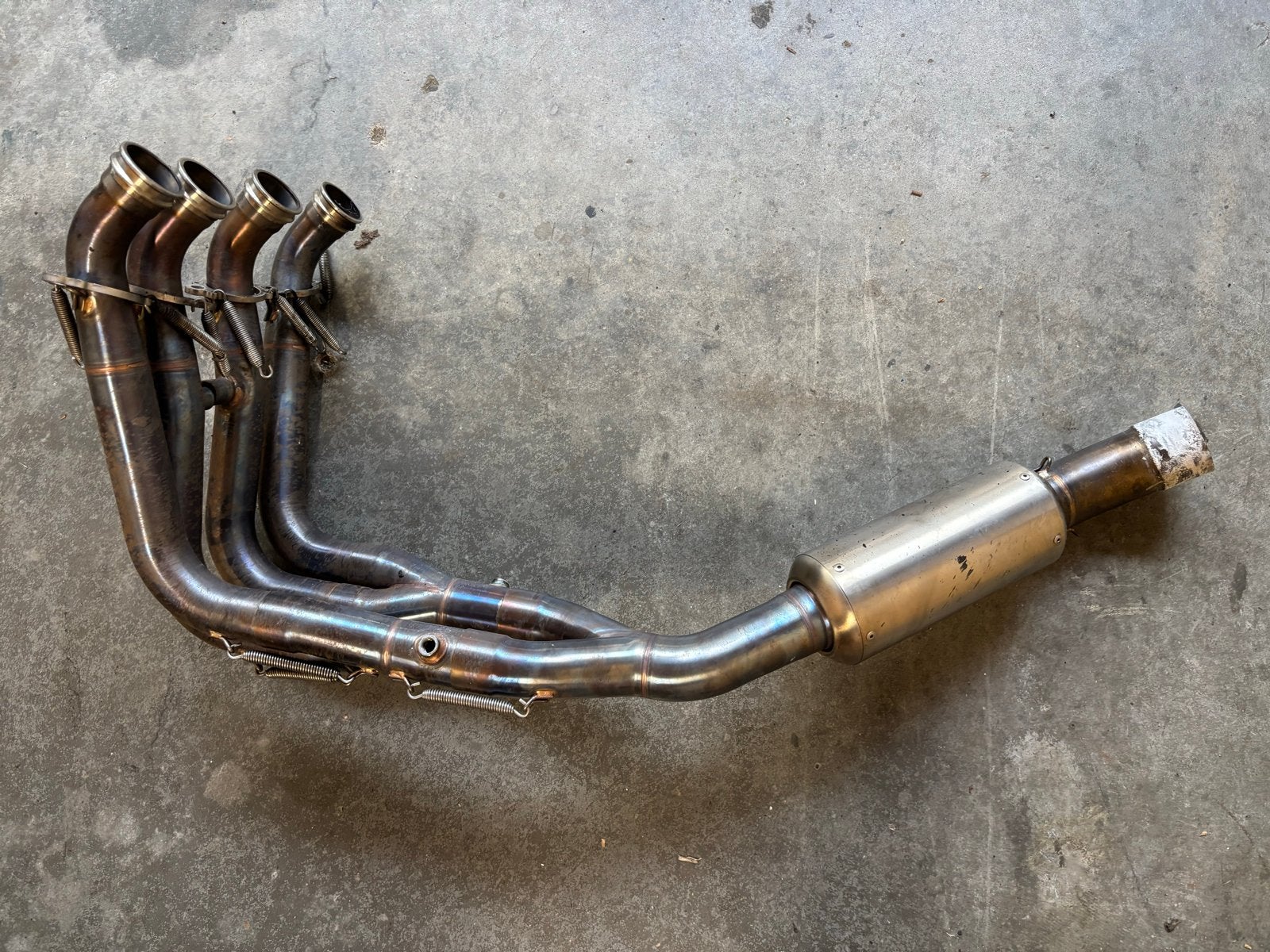 Dominator uitlaat s1000rr k46 met tussendemper, Ophalen of Verzenden, Gebruikt