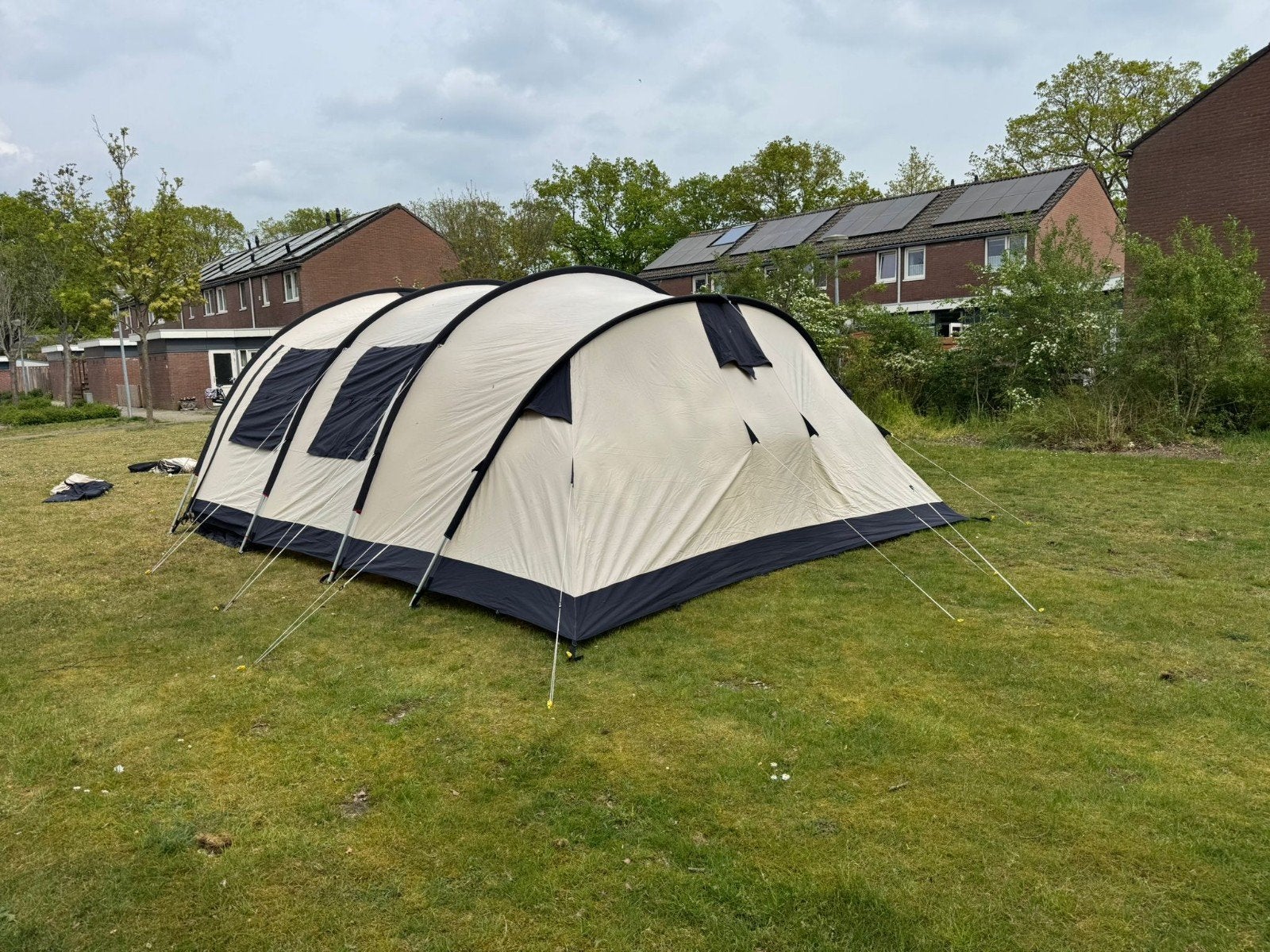 Obelink tunneltent 6 persoons katoen, Caravans en Kamperen, Ophalen, Gebruikt