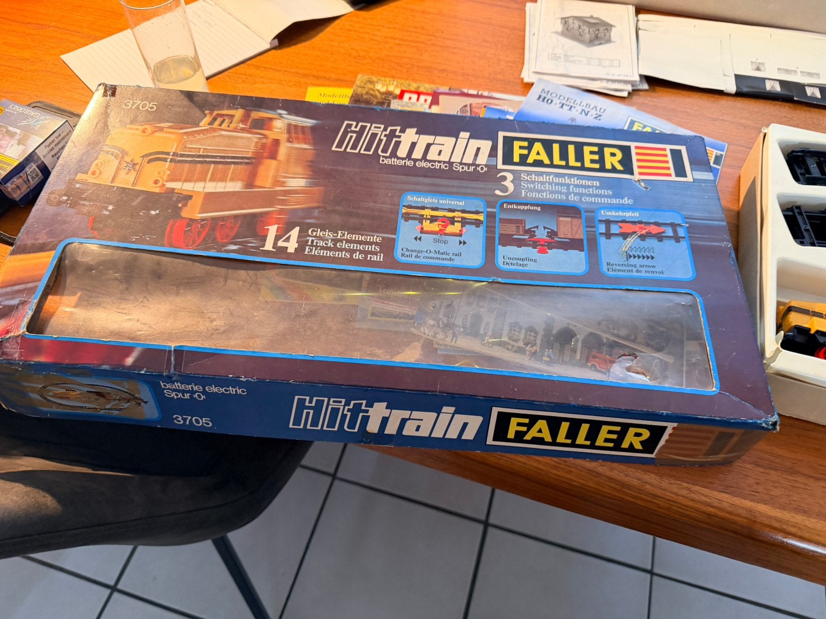 Faller3705 hittrain batterie electric, Ophalen of Verzenden, Zo goed als nieuw, Groter dan 1:32