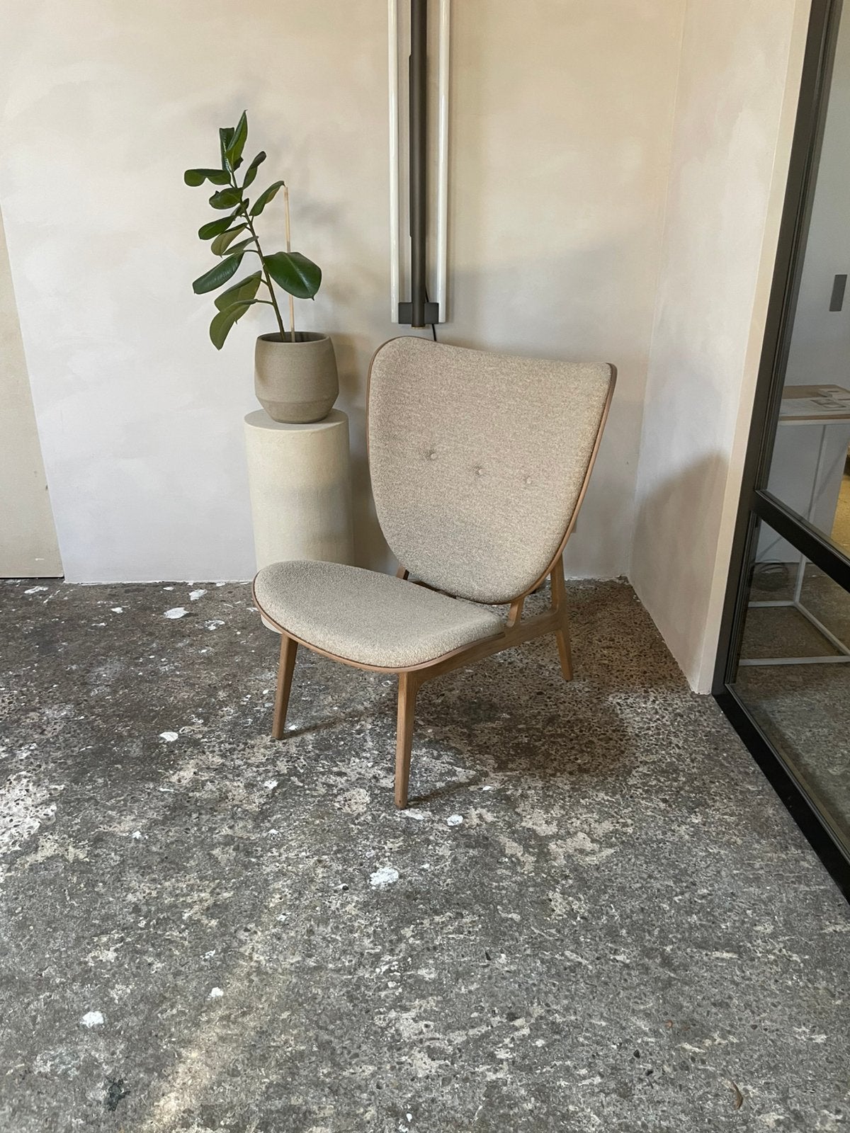 NORR11 Elephant lounge chair, Ophalen, Zo goed als nieuw, Stof
