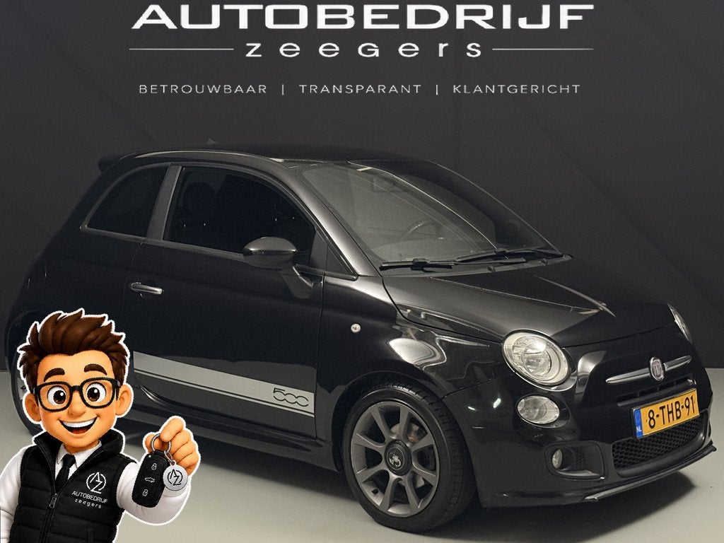 Fiat 500 0.9 TwinAir 500S *KDL*AC*Sport* (bj 2014), Auto's, Voorwielaandrijving, 86 pk, Gebruikt, Origineel Nederlands