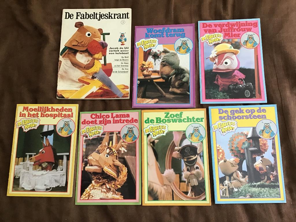 7 uitgaves van de Fabeltjeskrant, Ophalen of Verzenden, Gelezen, Fictie algemeen