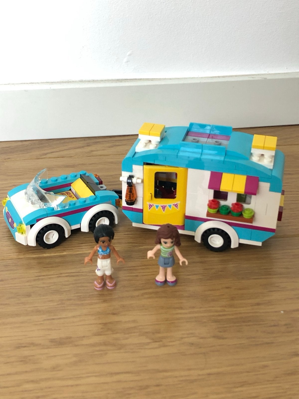 Lego Friends Camper met auto, Gebruikt, Lego, Friends, Ophalen of Verzenden