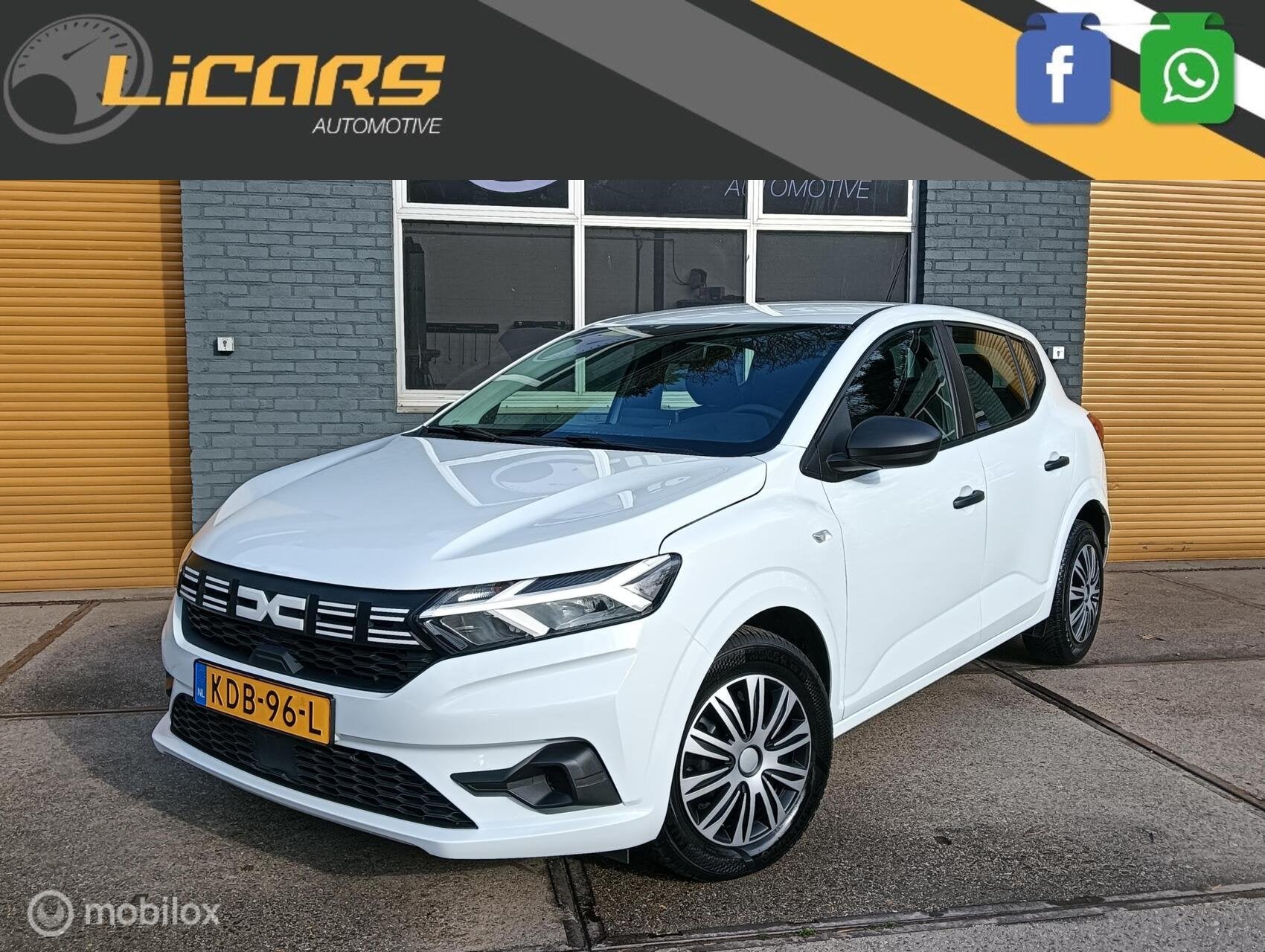 Dacia Sandero 1.0 TCe 90 LED/CarPlay/PDC/4seiz.banden, Voorwielaandrijving, 1025 kg, Stof, Gebruikt