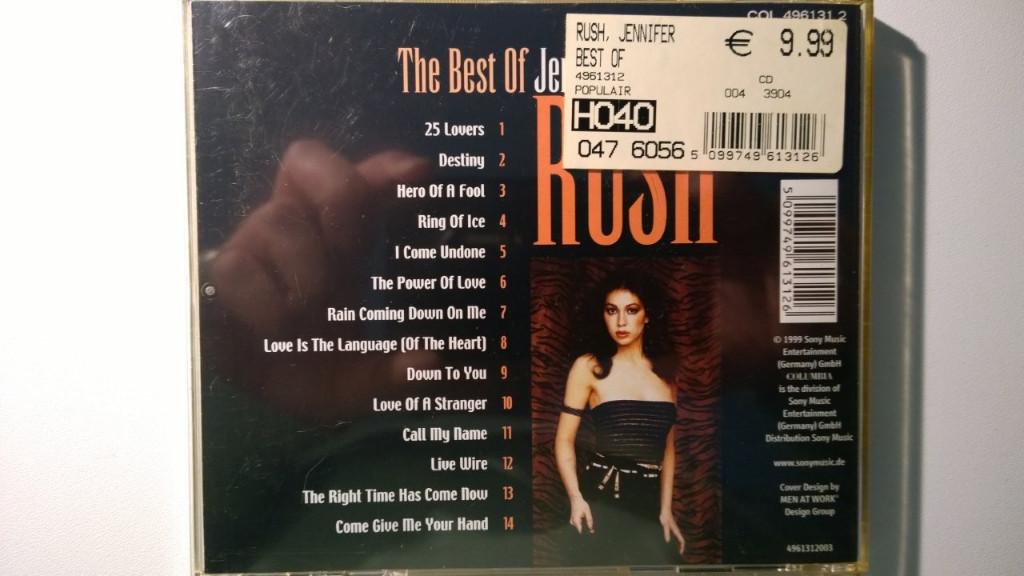 Jennifer Rush - The Best Of Jennifer Rush, Ophalen of Verzenden, 1980 - 1989, Zo goed als nieuw